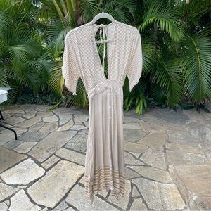 Faithfull the Brand Mustang Striped Midi Dress